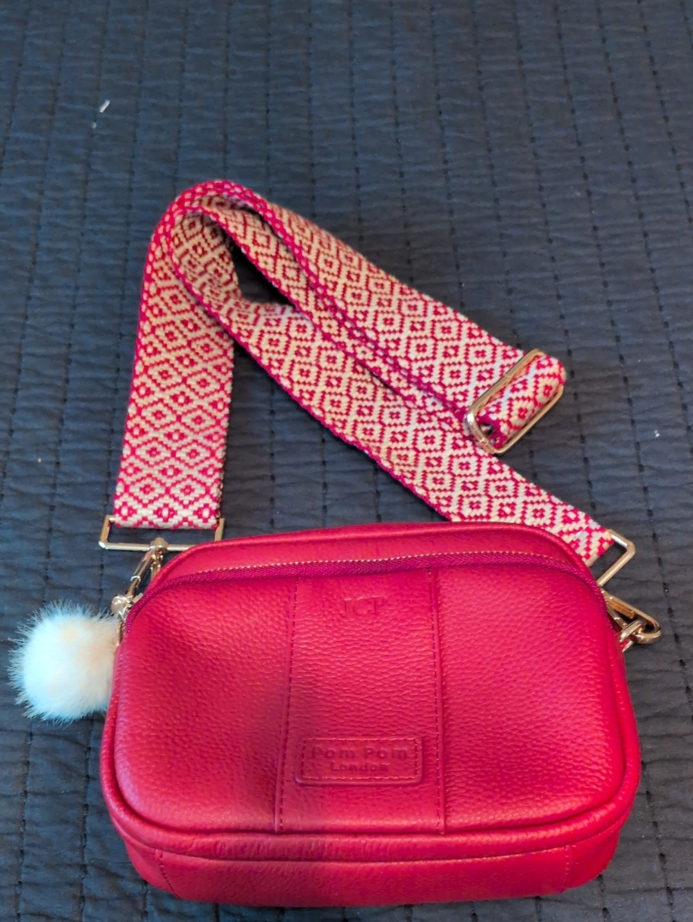 Pom Pom London Crossbody Bag
